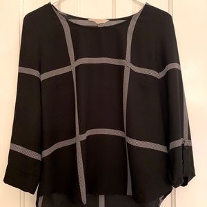 Black and white blouse from 41 Hawthorn, size S